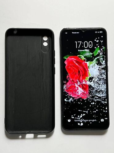 телефон redmi 8: Xiaomi, Redmi 9A, Б/у, 32 ГБ, цвет - Черный, 2 SIM