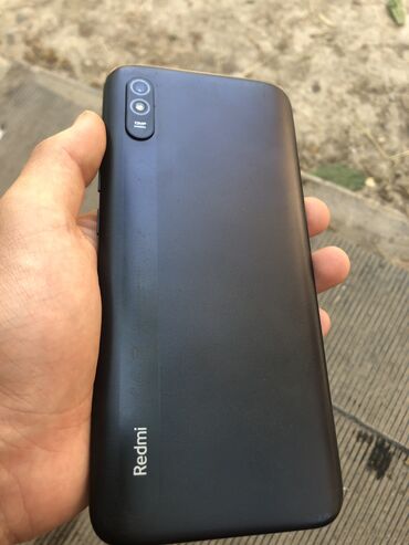 телефоны рассрочка: Xiaomi, Redmi 9A, Б/у, 64 ГБ, цвет - Черный, 2 SIM