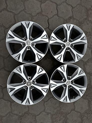 work r18: Литые Диски R 18 Lexus, Комплект, отверстий - 5, Б/у — 3