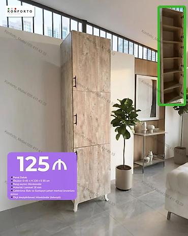 skaflar: Düz dolab, Qonaq otağı üçün, Penal, Açılan, Korpuslu, 2 qapılı — 1