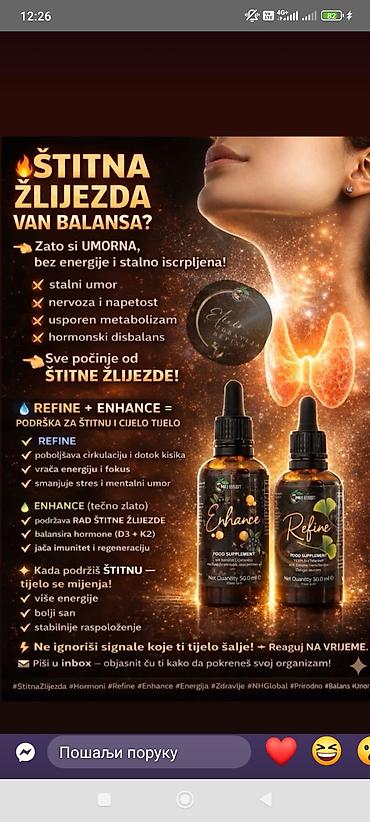 Suplementi: NH Global – Refine kapi (prirodni suplement) Opis: - Biljne kapi sa — 9