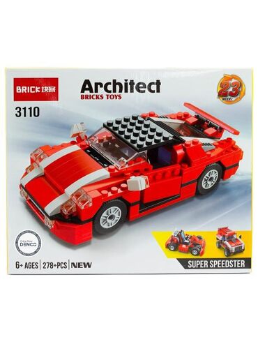 детский конструктор: Лего конструктор машина