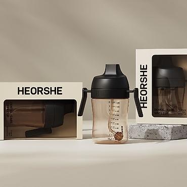 поильники: Поильник HEORSHE Dental-Care Sippy Cup, 200 мл (7 oz) - Эргономичный — 1