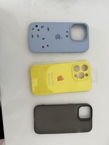 айфон про макс 15 цена бишкек: Продаю чехлы для iPhone. Голубой и желтый на 15 pro серый на 15