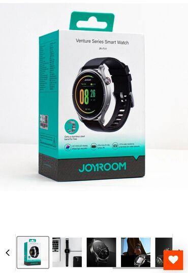 Smart saatlar: Smart saat, Joyroom, Suya davamlı, rəng - Gümüşü — 7