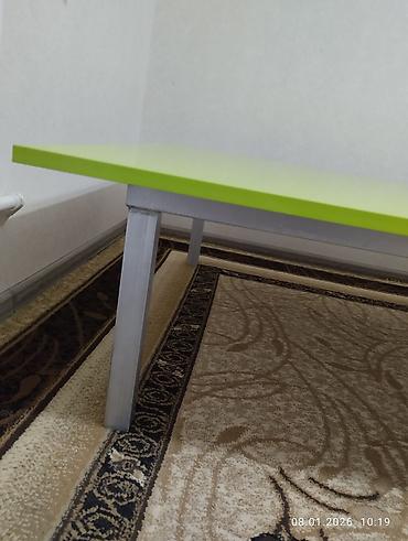 Столдор: Стол обеденный, размер 150/130/40.акриловый ламинат, цвет лайм ножки — 1