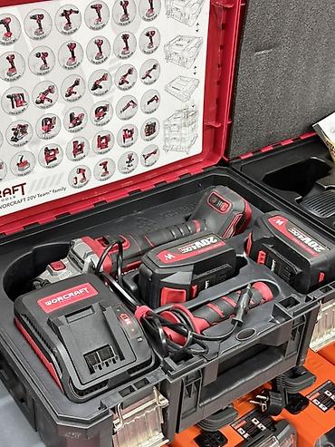 Набор аккумуляторного инструмента WORCRAFT 20V Team в кейсе. Состав