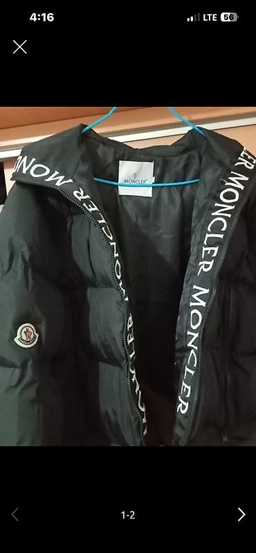 курта: Пуховик Moncler, черный.Оригинал - Классический стеганый дизайн с — 1