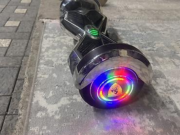 гератор: Гироскутер 6.5" с LED‑подсветкой колес и платформ, хромированный — 2