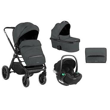 gant patike: KIKKA BOO Kolica TIFFANY dark grey – premium 3u1 set sa tvrdom korpom — 2