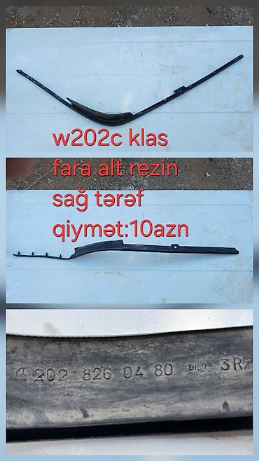 Digər kuzov detalları: Mercedes-Benz W202 C-Class üçün ehtiyat hissələri - Arxa bufer (W202 — 20