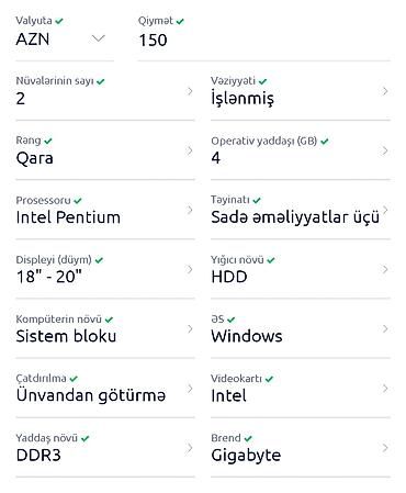 hp notebook ryzen 5: Satılır. Stol ilə birlikdə 150 manat. Komputerin heç bir problemi — 4