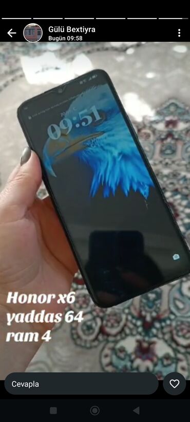 islemis telfonlar: Honor X6