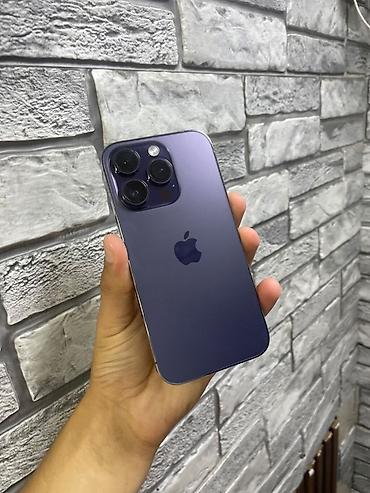 IPhone 14 Pro, 128 GB, Deep Purple, Face ID lalafo.az -da IPhone 14 Pro, 128 GB, Deep Purple, Face ID