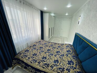 квартиры 4 мкр: 3 бөлмө, 64 кв. м, 104-серия, 4 кабат, Дизайнердик ремонт