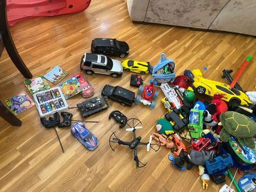 Oyuncaqlar: Uşaq oyuncaqları və oyun çadırı – böyük qarışıq dəst icinde — 9