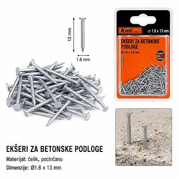 KMT Čelične spajalice 9368428 - Tip proizvoda: ekseri za betonske na lalafo.rs KMT Čelične spajalice 9368428 - Tip proizvoda: ekseri za betonske