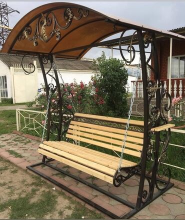 Sifarişlə bağ yelləncəkləri: Metal EN MMC olaraq istədiyiniz forma və ölçüde demir işlerinin — 28