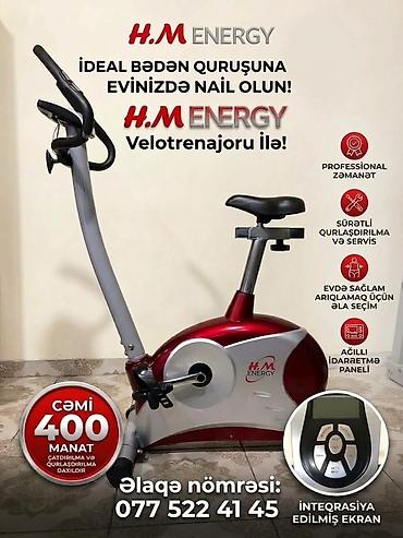 🚲 İdeal Vəziyyətdə Velotrenajor (H.M ENERGY) – Zəmanətlə! 🌟 🏠 Ev