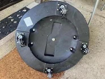 Suncobrani, tende i paviljoni: Postolje za baštenski suncobran sa točkićima – crno - Tip: baza za — 23