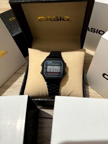 Наручные часы: Casio A168 • механизм электронный • при нажатии выходит надпись