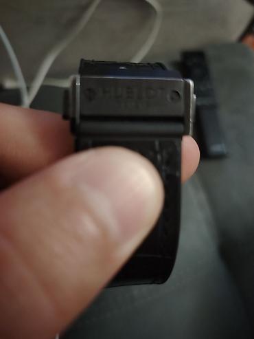 Aksesuarlar: İşlənmiş, Qol saatı, Hublot, rəng - Qara — 1