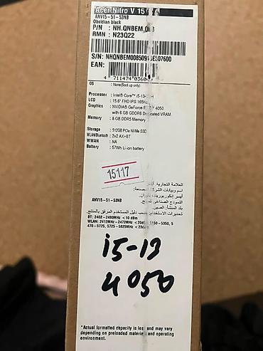 microsoft surface laptop studio: Acer Nitro V 15 (модель ANV15-51-53NB), цвет Obsidian Black Продается — 7