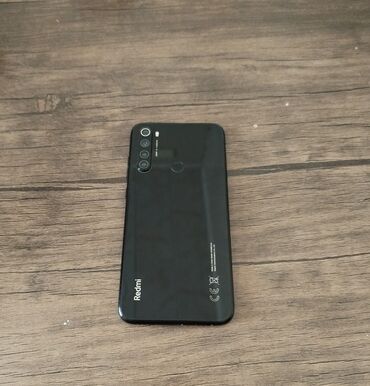 onlayn kredit telefon: Xiaomi Redmi Note 8, 64 ГБ, цвет - Черный, 
 Сенсорный, Отпечаток пальца, Две SIM карты