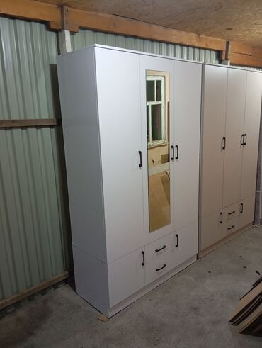 Шкафы для одежды: Шкаф для одежды, Новый, Прямой, ЛДСП — 4