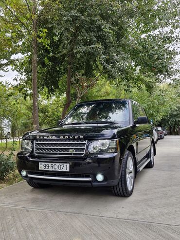 Land Rover: Range Rover L322 – 5 qapılı, qara rəngdə tam ölçülü SUV masinin mueyen — 6