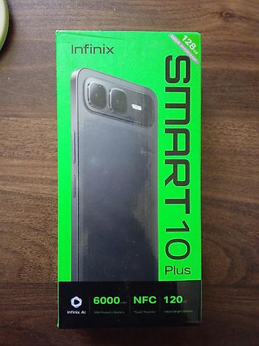 i̇nfinix: Infinix 128 GB, rəng - Qara, Face ID, Sensor, Sənədlərlə — 1