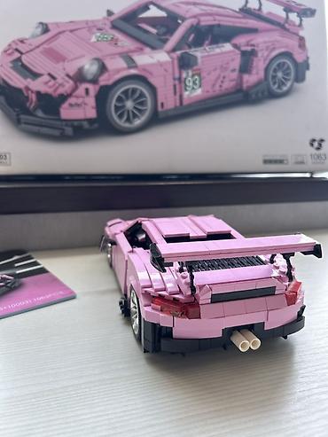 Konstruktorlar: Lego Konstruksiya maşın modeli – çəhrayı rəngdə idman kupe - Model — 3