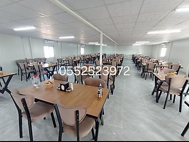 Restoran mebeli: Salam bitun növü restoran qafe evlər baxa üçün stol stul sexdə — 10