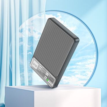 заряд аккумулятора: Powerbank HocoQ18 10000mAh🔋 Магнитная беспроводная зарядка✅ Type-C