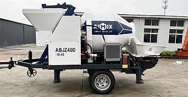 Электрический барабанный смеситель с насосом ABJZ40D Экономичное и
