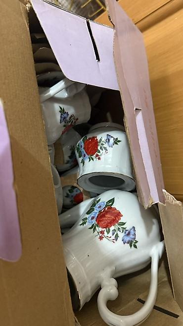манты 10 с: Набор фарфоровых чашек с блюдцами New Century Rose, 12 предметов. - — 3