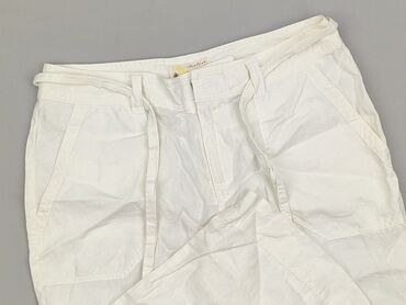 spodnie z jedwabiu naturalnego: 3/4 Trousers for women, size S