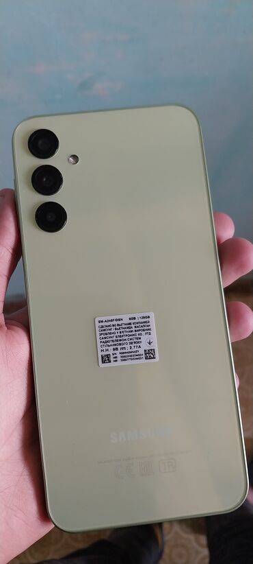 samsung s32: Samsung Galaxy A24 4G, 128 GB, rəng - Yaşıl, Sensor, Barmaq izi, Face ID