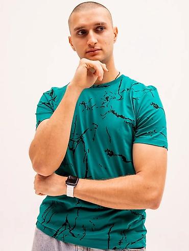 Футболки: Футболки оптом - Мужская/унисекс футболка для повседневной носки - — 2