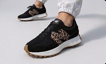 nike 207: New Balance patike – crne sa leopard detaljima - Model niskog profila — 1