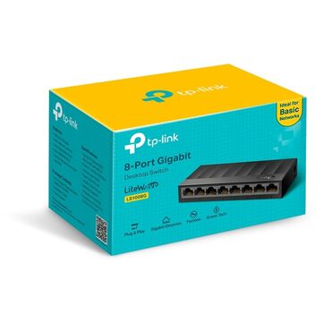 Masaüstü kompüterlər və iş stansiyaları: TP-Link 8 port Gigabit Switch Salam Parametrləri: Brend: Tp-Link