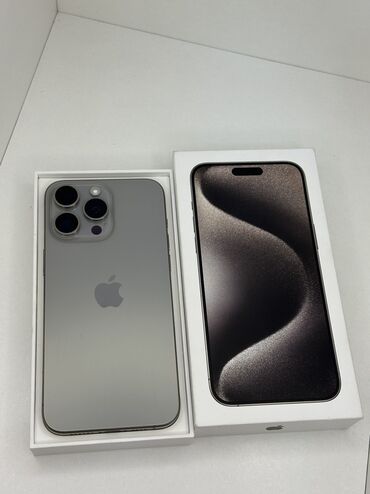 iphone 7 plus дисплей: IPhone 15 Pro Max, Колдонулган, 512 ГБ, Natural Titanium, Куту, 99 %