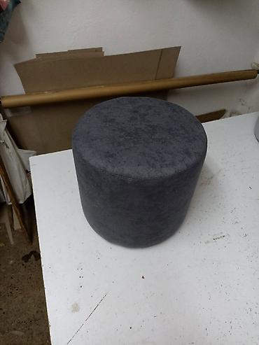 stilski namestaj za dnevne sobe: Tapacirani puf/stočić – okrugli Dimenzije visina 35cm,širina 36cm. - — 7