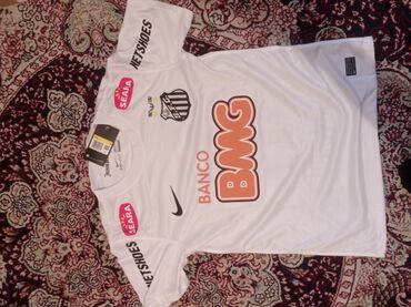 фудболка шорта: Игровая футболка Santos FC с принтом Neymar Jr 11 Размер:S Официальная