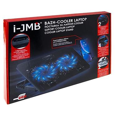 him rs: Hladnjak/postolje za laptop sa dvostrukim ventilatorima i držačem za — 3