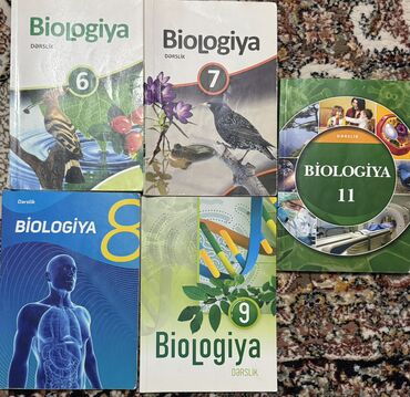 biologiya 6 derslik: Biologiya dərsliklər satılır 7 ci və 9 cu sinif dərsliklərdə iki