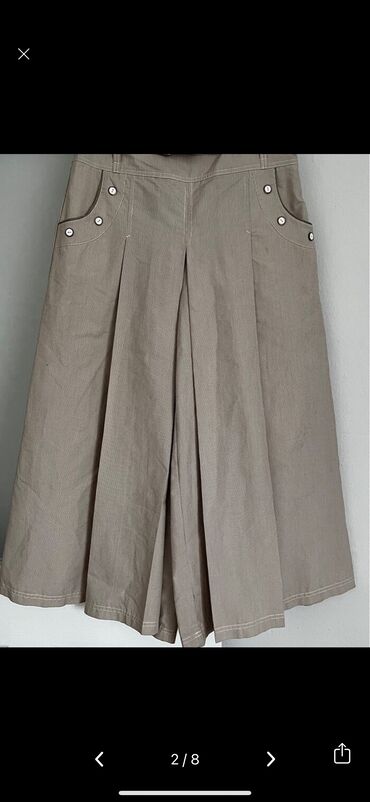 кожаные брюки: Şalvarlar M (EU 38), rəng - Bej