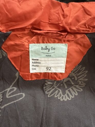 Верхняя одежда: Детские зимние куртки, размер 92. 1) Baby Go (оранжевая) - Тёплая — 3