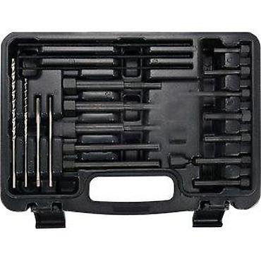 xtool cena: Set burgija i dleta u koferu - Praktičan komplet za bušenje i — 1