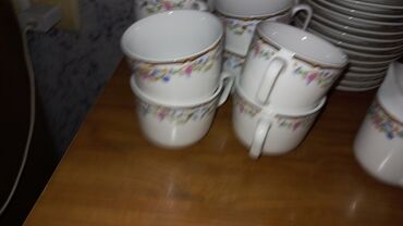 Qəhvə dəstləri və servizlər: Qəhvə dəsti, rəng - Qara, Farfor — 11